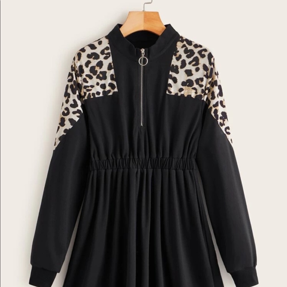 Leopard print dress